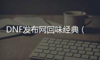 DNF发布网回味经典（dnf老玩家回忆）