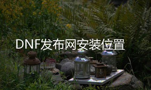 DNF发布网安装位置
