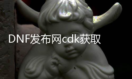 DNF发布网cdk获取器（DNF发布网的cdk）