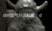 dnf血气分流私服（dnfDNF发布网血气界限有用吗）